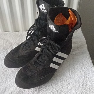 adidas Men’s Boxing Boots High Top Black & White