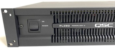 Qsc Pl380 Power Amplifier Basic operation confirmed | eBay