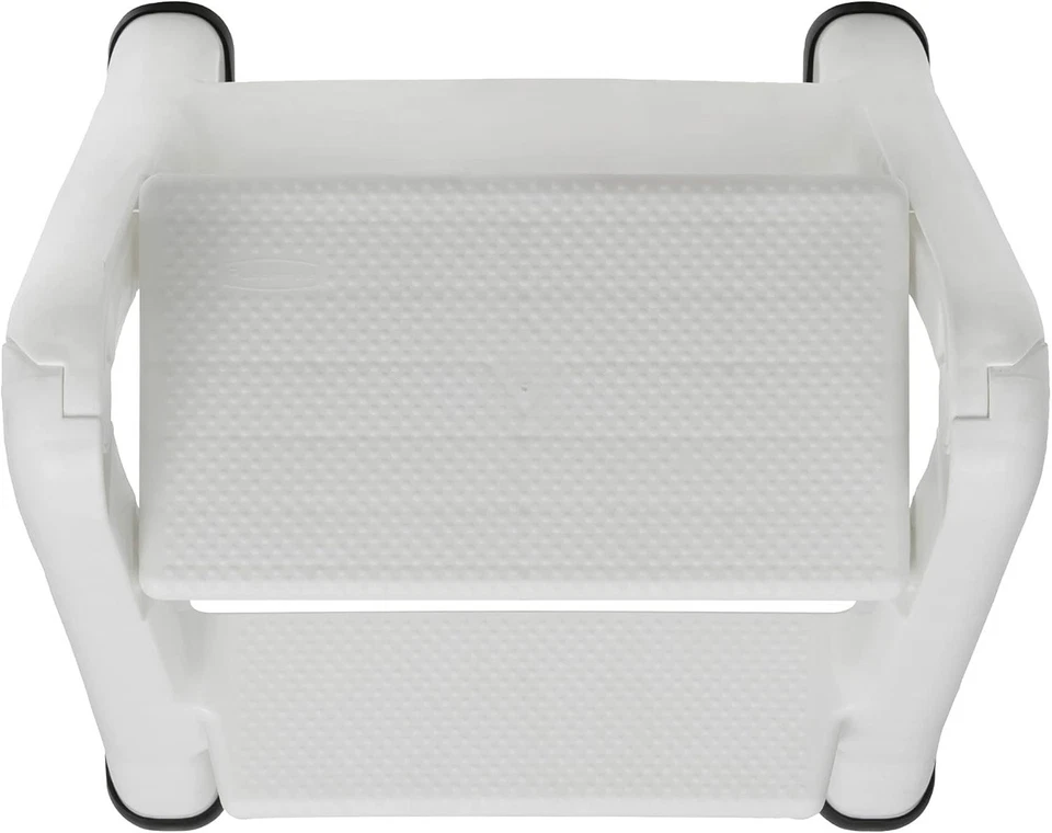Rubbermaid EZ Step Folding Stool, 2-Step, White 1 Pack,  - Image 3 of 4