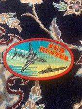 US Navy P-8 Poseidon Patch: Sub Hunter Hook and Loop