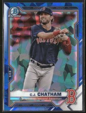 C.J. Chatham 2021 Bowman Sapphire Edition #BCP-113 Boston Red Sox