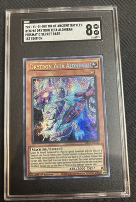 #ad 2021 Yu Gi Oh MP21 1st Ed Prismatic Drytron Zeta Aldhibah #MP21 EN240 SGC 8 $100.00