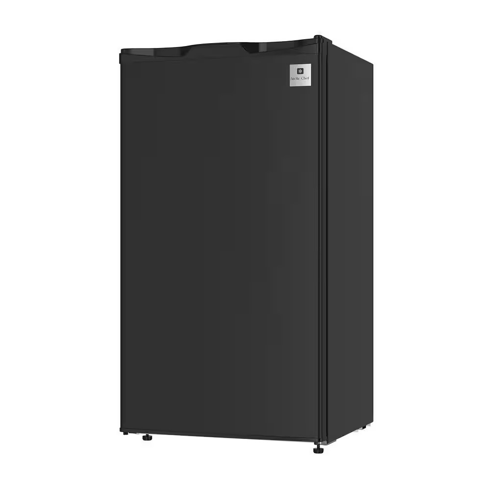 3.2 Cu. Ft. Mini Fridge in Black Stainless Steel