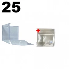 25 STANDARD Clear CD Jewel Case (Unassembled)  & 100 OPP Plastic Wrap Bag