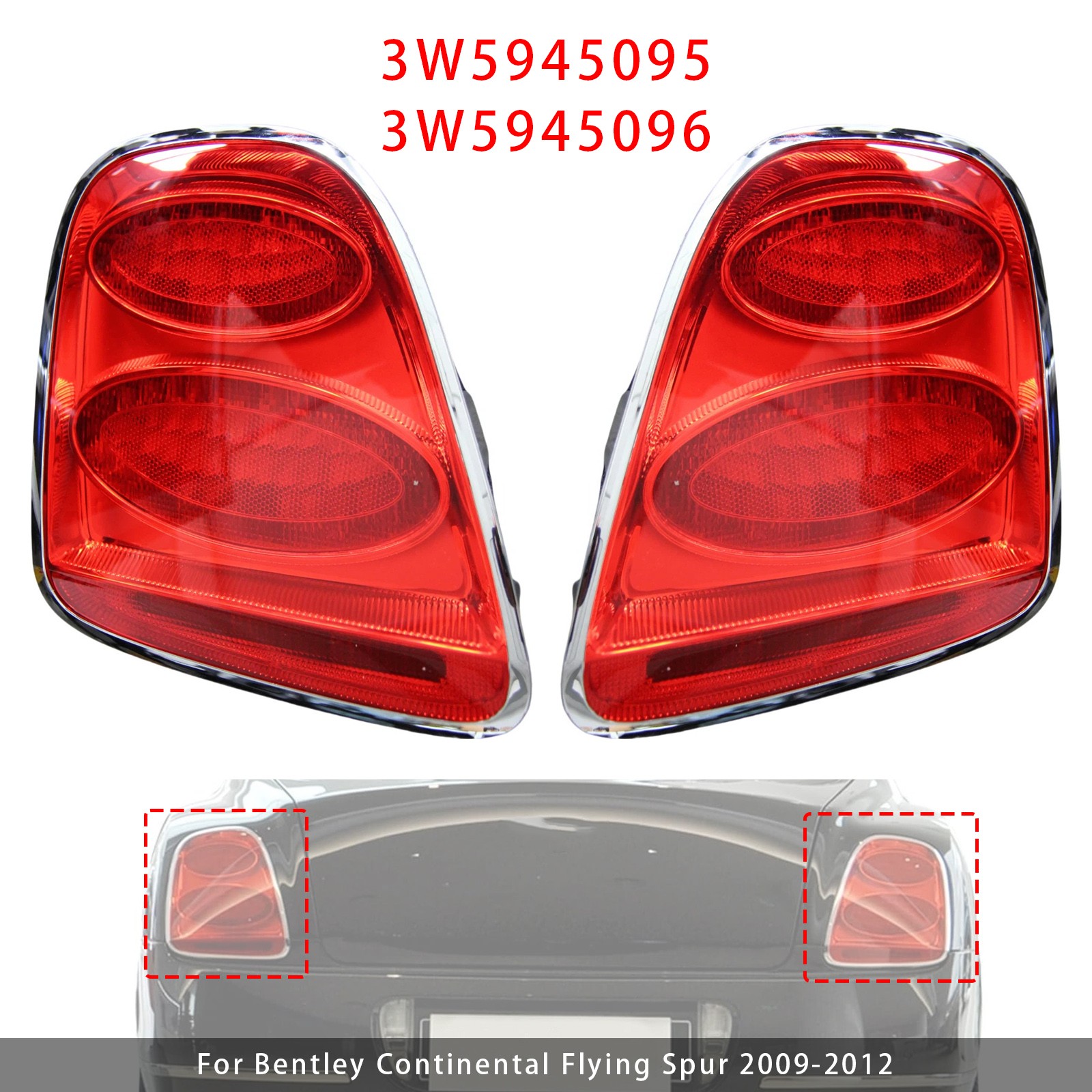 Bentley Continental Flying Spur 2009-2012 Right Tail light