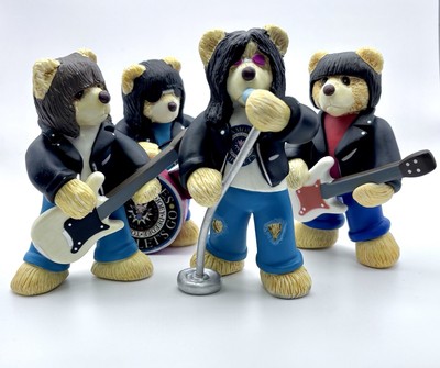 Toxic Teddies The Ramones ''Hey Ho, Lets Go!'' Figurine Set [Loose]
