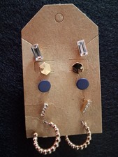 5 Pair Of Little Girl Earrings
