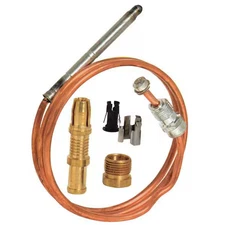 Robertshaw 1980-048 Thermocouple, Lp/Ng, 18 To 30 Mv, 48 In L., Snap-Fit,