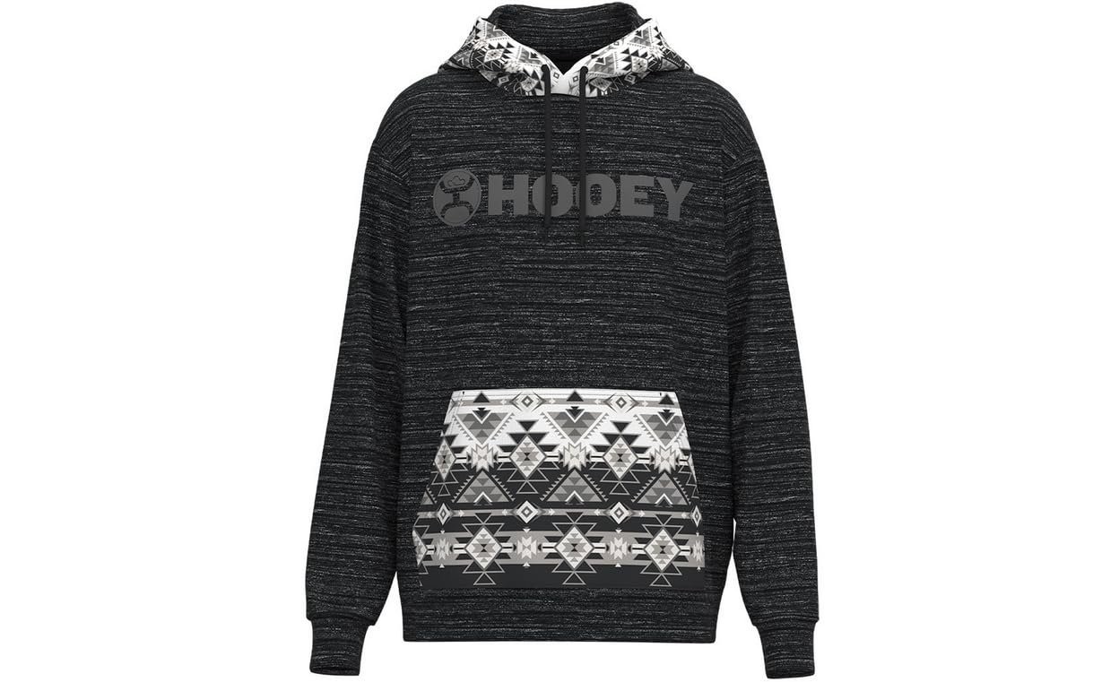 Hooey Youth Legendary Hoodie, Black/Aztec