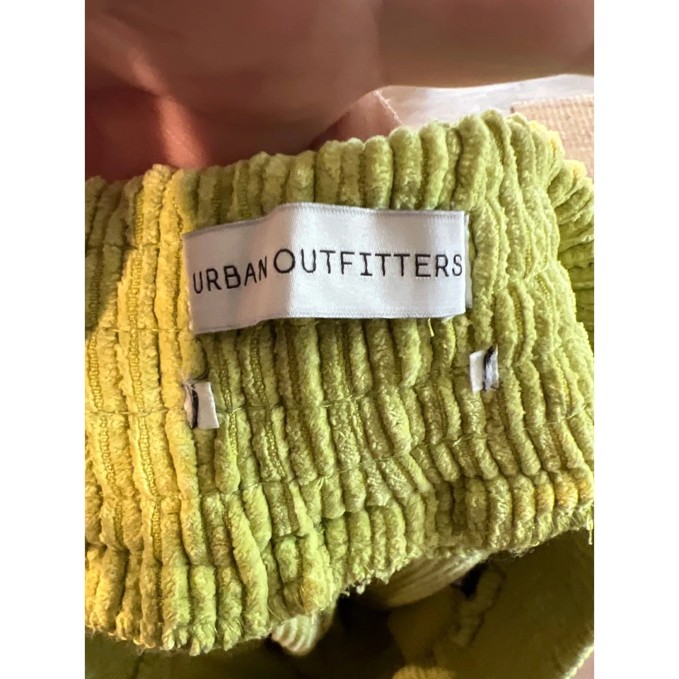 Urban Outfitters Talla XL Verde Lima Pana Pantalón Pierna Ancha Foto 4 de 4