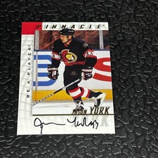 1997-98 Be A Player Autographs #95 Jason York KCC2