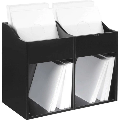 Zomo VS-Box 200/2 Vinyl Record Storage in Black flat pack Record Collector.
