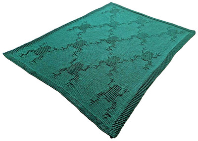 Strickanleitung Kopie entzückende Schatten Strickfrosch / Kröte Babydecke #191