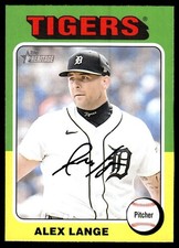Alex Lange 2024 Topps Heritage #213 Tigers MLB READ FREE SHIPPING AutographDen