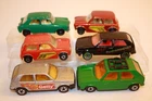 6 Vintage 1960s-1990s Matchbox / Hot Wheels Cars VOLKSWAGEN / COOPER / M.G. 1100