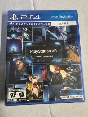 PlayStation VR Demo Disc 2.0 PSVR 2 Sony Virtual Reality PS4