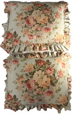 Vtg Ralph Lauren Home Stone Harbor Std Ruffle...