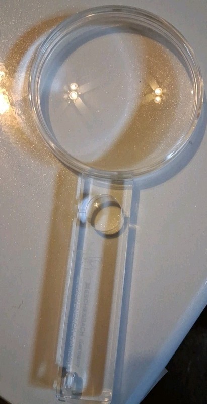 2.3X/5.1D Eschenbach Visomed Hand-Held Magnifier 