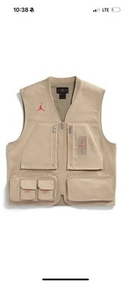 Travis Scott Cactus Jack x Jordan Utility Vest Size Large