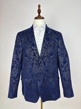Men's Joe Browns Silver Jacquard Blazer Size UK/US 46, EU 56