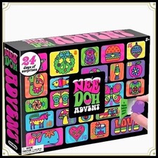 2026 NeeDoh Advent Calendar Gift for Children 24 Day 3D PVC Dolls Countdown Chri