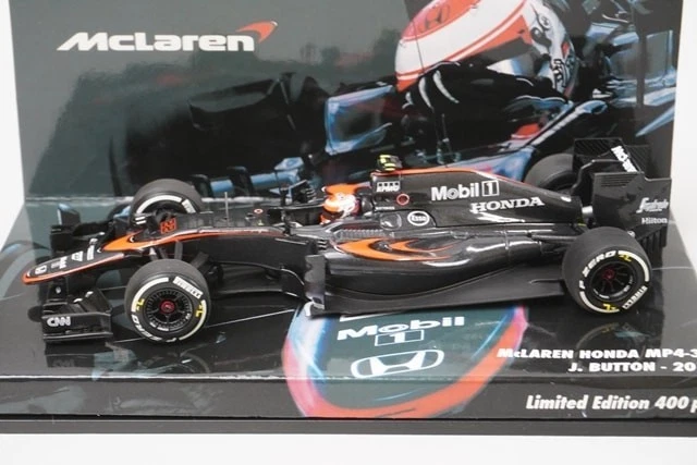 1:43 MINICHAMPS 533154322 Eurosport Custom McLaren Honda MP4-30 2015 #22 - Image 3 of 4