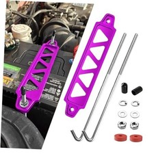 Battery Hold Down Sets, Battery Bracket, Battery Adjustable Crossbar Purple