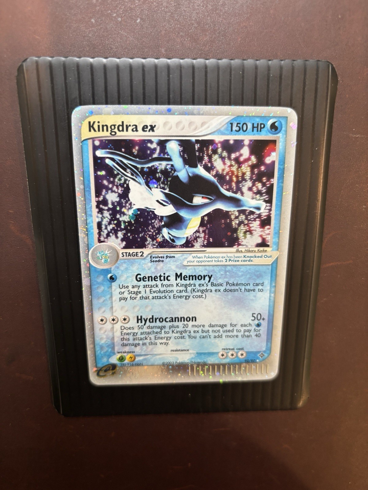Pokemon TCG Kingdra EX 92/97 Holo Ultra Rare 2003 Dragon Vintage - NM