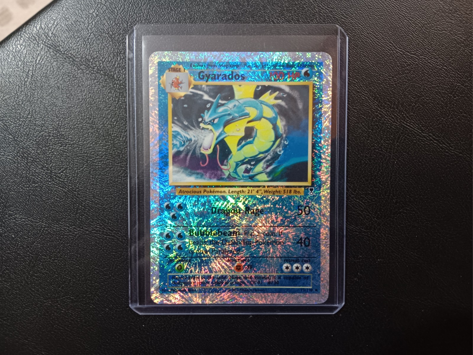 Pokemon Gyarados #12/110 Card Reverse Holofoil Legendary Collection WOTC 2002