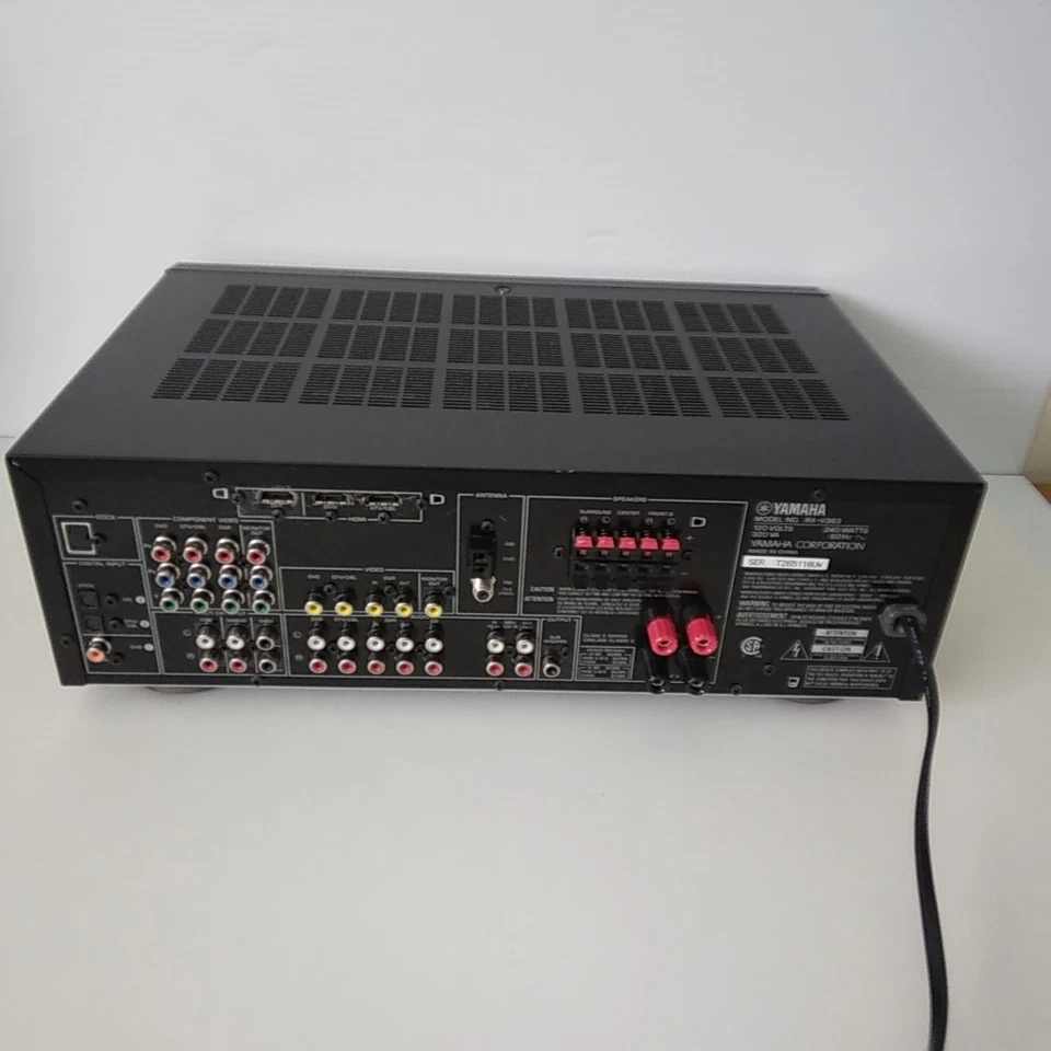 Yamaha RX-V363 5.1 Channel Stereo Receiver-240 Watt-No Remote-Tested/Works - Image 3 of 4