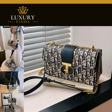 Designer Letter Print Crossbody Shoulder Bag Women’s Luxury Handbag Chain Strap