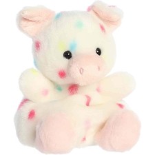 Aurora World Plush - Adorable Palm Pals - PATSY FUNFETTI PIG 5 inch - New