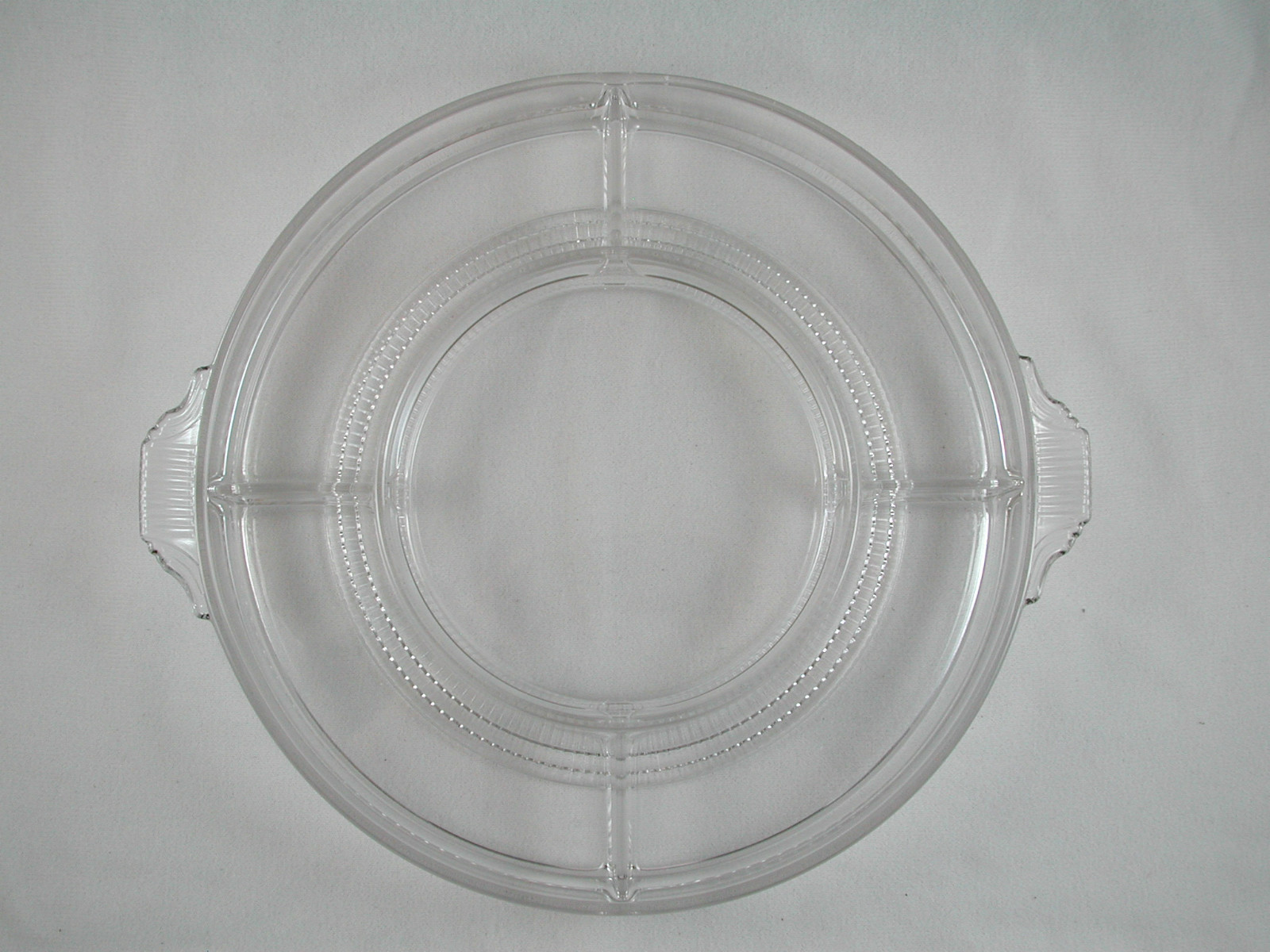 Duncan & Miller TERRACE 5 Part RELISH Plate Crystal Glass eBay