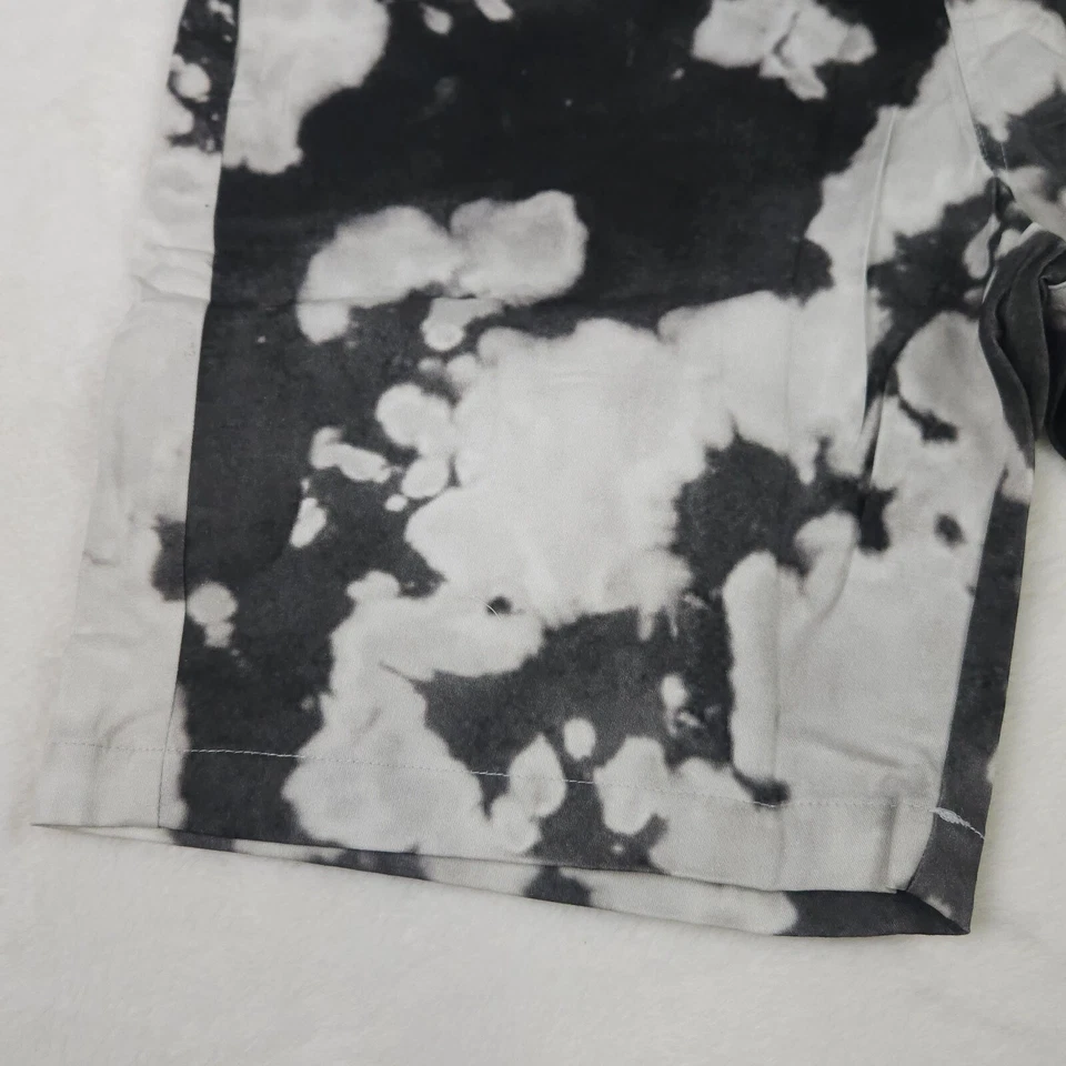 Pantalones Cortos Neff Logo Negro Blanco Tie Dye Cordón Sarga Para Hombre Talla S, M, L, XL Foto 4 de 4