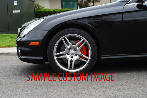 2008-2011 Mercedes Benz C350 Sport Front Rear Red "MGP" Brake Disc Caliper Cover - Bild 7 von 10