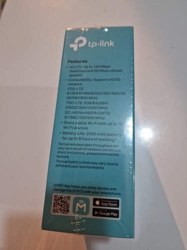 TP-Link M7010 4G LTE mobile Mi-Fi débloqué - Photo 4/5