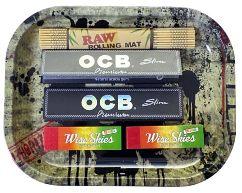 BOB MARLEY BANDEJA RODANTE NAVIDAD FUMAR REGALO SET PAPELES DE LIAR KIT ALFOMBRA CRUDA UK - Imagen 5 de 7