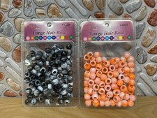 2PK LARGE HAIR BEAD CRAFT BEADS BRAIDING PONY EDEN COLLECTION BR89 SET 29