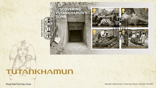 GB 2022 MINT/FDC TUTANKHAMUN PACK 625 STAMPS MINI SHEET DY45 PSB FRAMED STAMPS - Picture 22 of 23