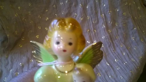 Vintage Josef Original 7. & 11. Geburtstag Mädchen Engel Porzellan Figuren Neu - Bild 4 von 12