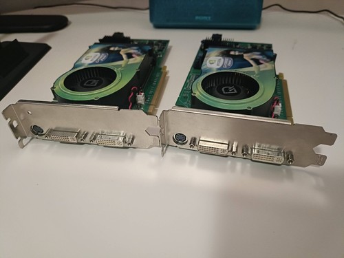 2x Nvidia Leadtek Geforce 6800 Ultra 512mb PCIE Cards - Picture 5 of 10