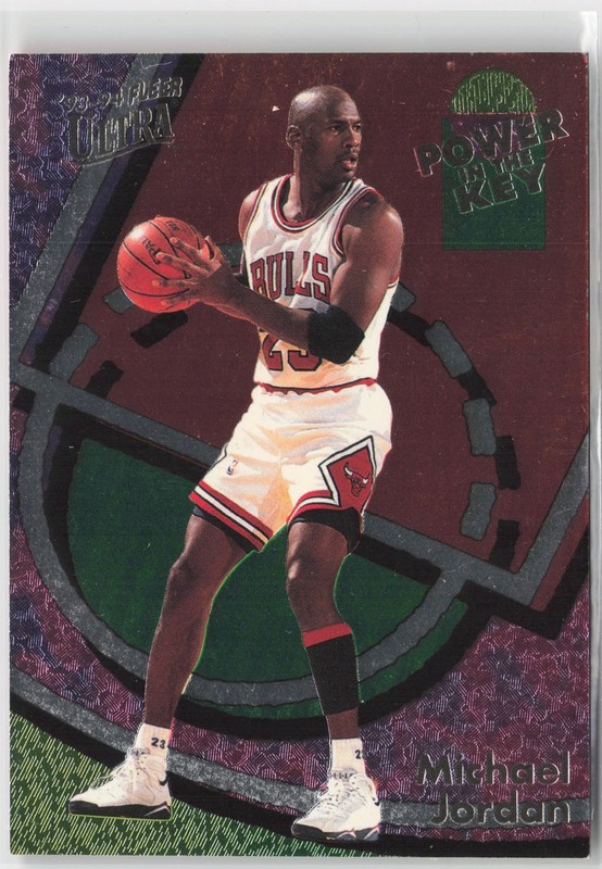 Michael Jordan Power in the Key - Michael Jordan Cards