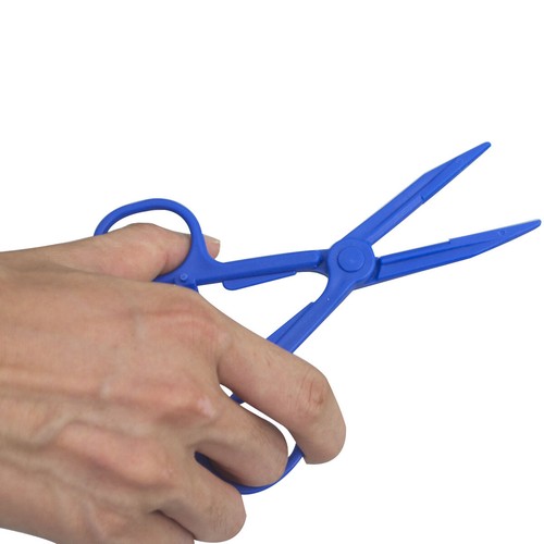 10 x fórceps hemostáticos desechables abrazadera perforadora corporal herramienta de hemostasia sangrado - Imagen 3 de 11