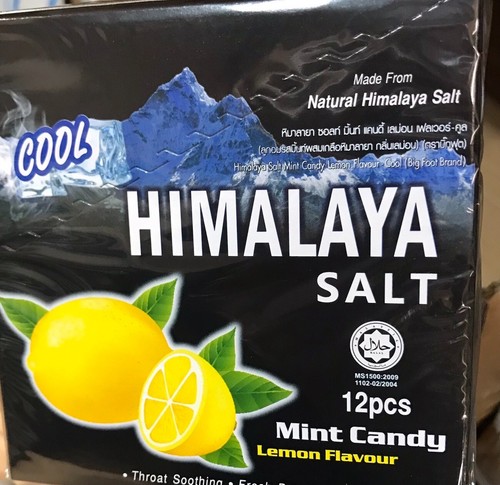 Big Foot Himalaya Salt Mint Candy Lemon Flavour Lemonhead Cool Sports 24x15g - Picture 8 of 14