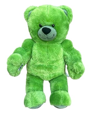 Build A Bear Workshop 2015 Marvel Avengers Green Incredible Hulk Bear Plush BABW