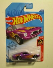 HOT WHEELS '68 1968 SHELBY GT500 FORD MUSTANG HW FLAMES 5/10 GHF58