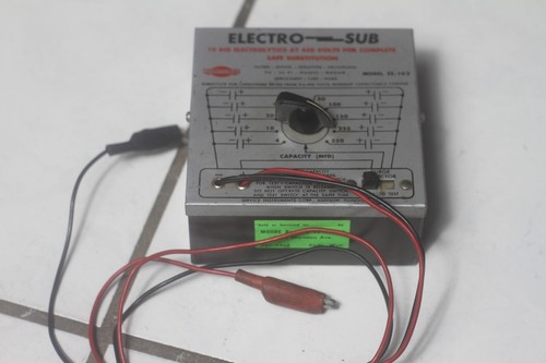 Vintage Sencore Electro-Sub model ES-102 Capacitor Test Unit UNTESTED