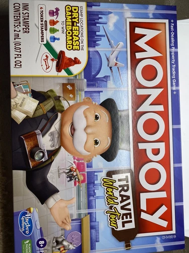 Monopoly travel world tour board game
