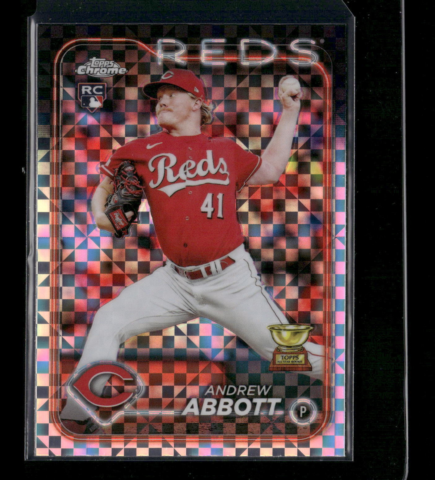 2024 Topps Chrome #154 X-Fractor Andrew Abbott