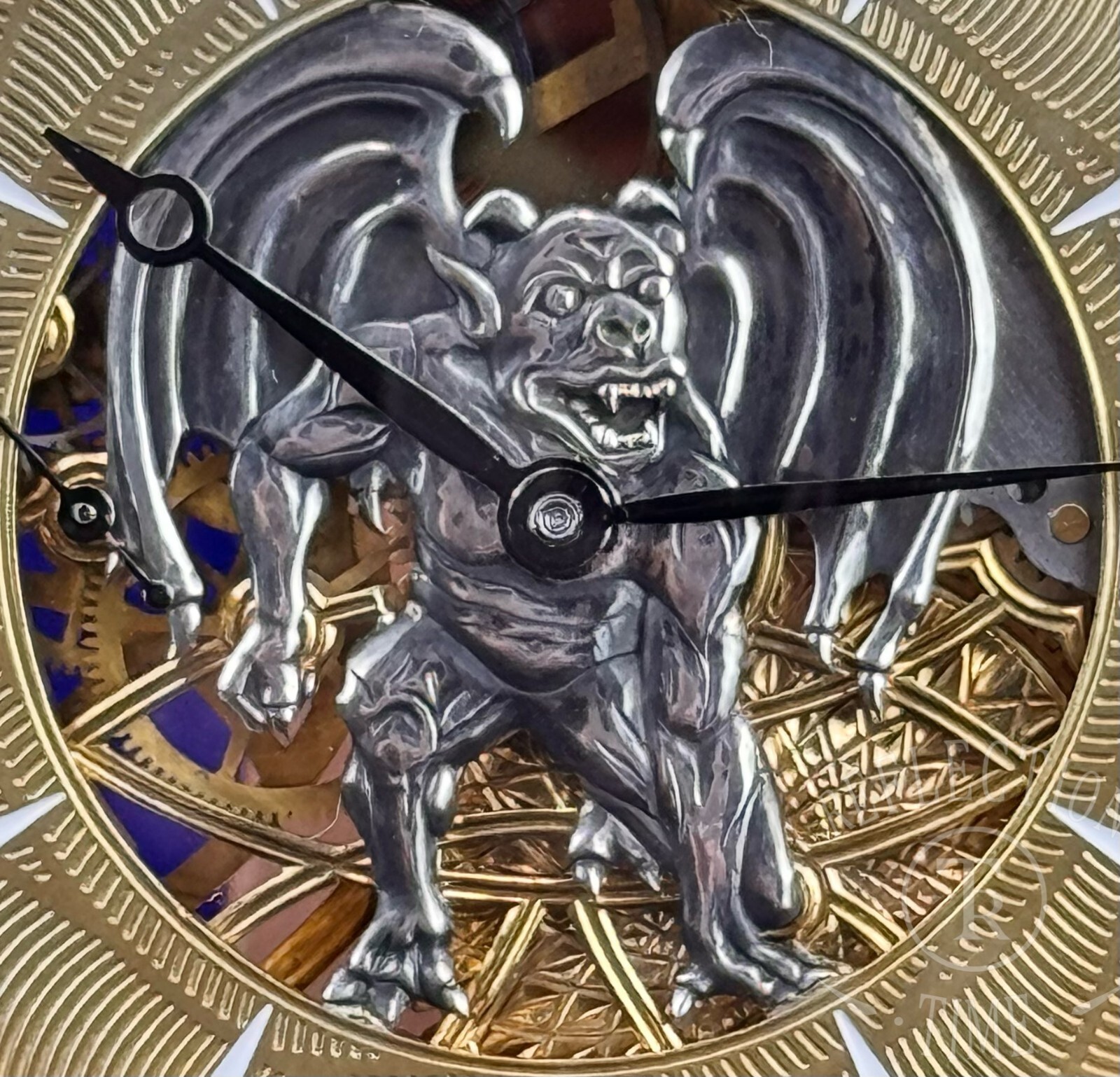 Skeleton Watch Marriage Handmade Hand Engraved Dial Guilloche Custom Luxury Box